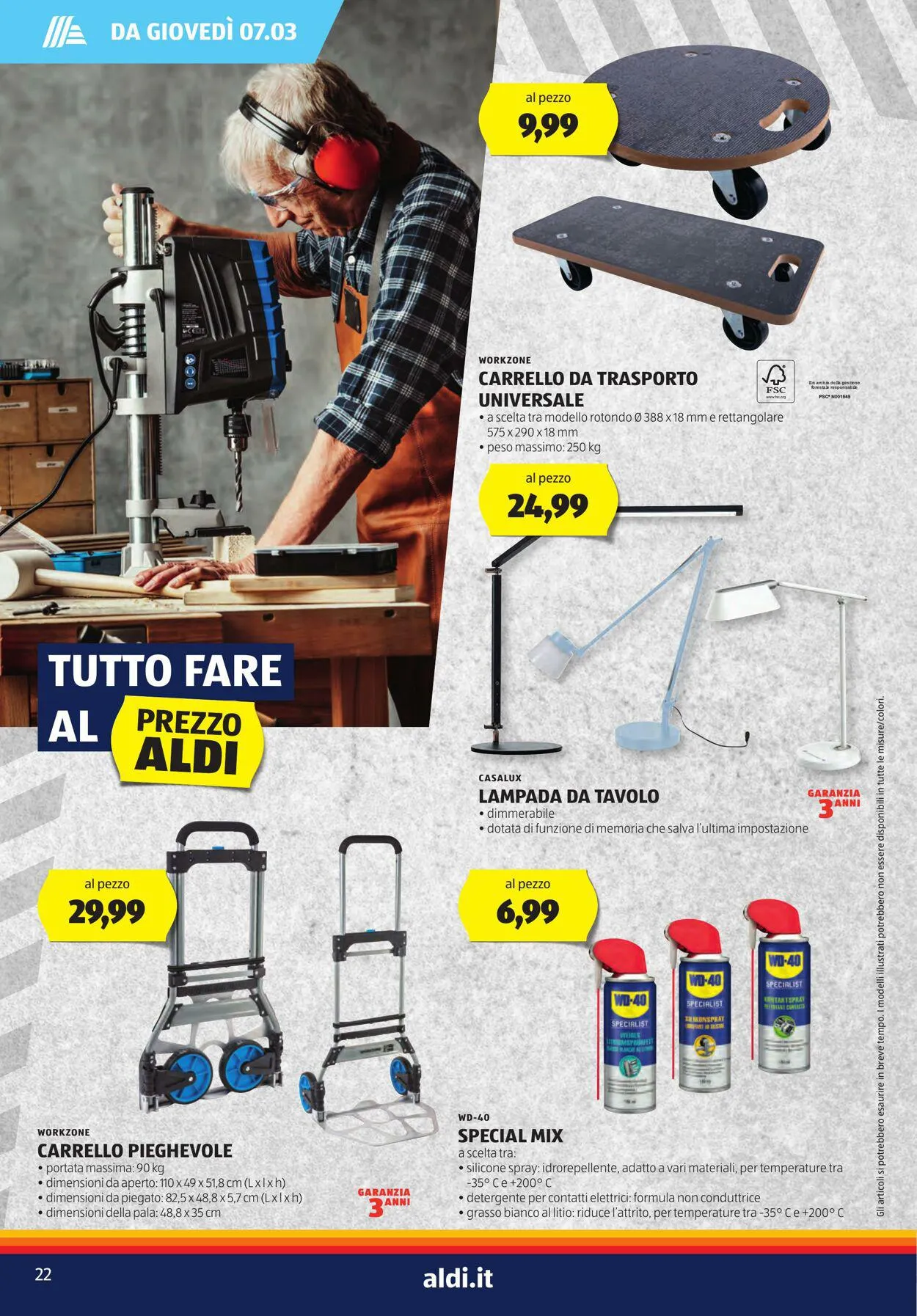 Aldi Volantino attuale da 4 marzo a 10 marzo di 2024 - Pagina del volantino 22