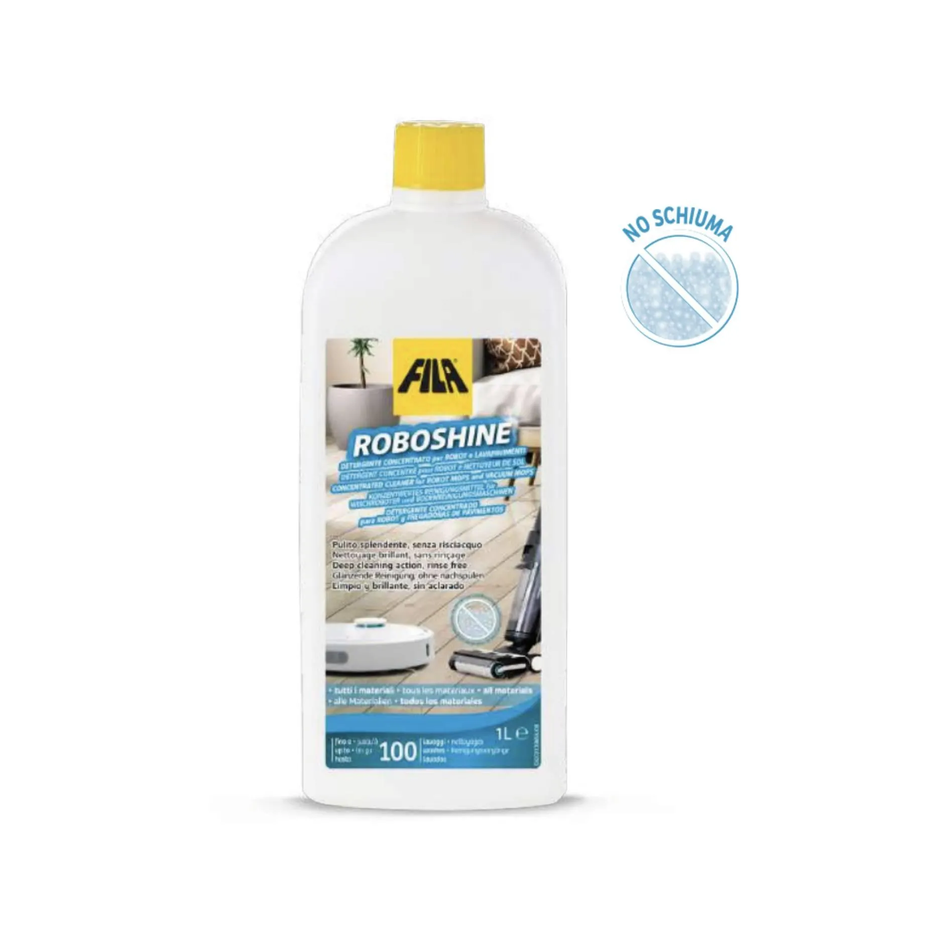 Roboshine Detergente per robot e lavapavimenti 1Lt