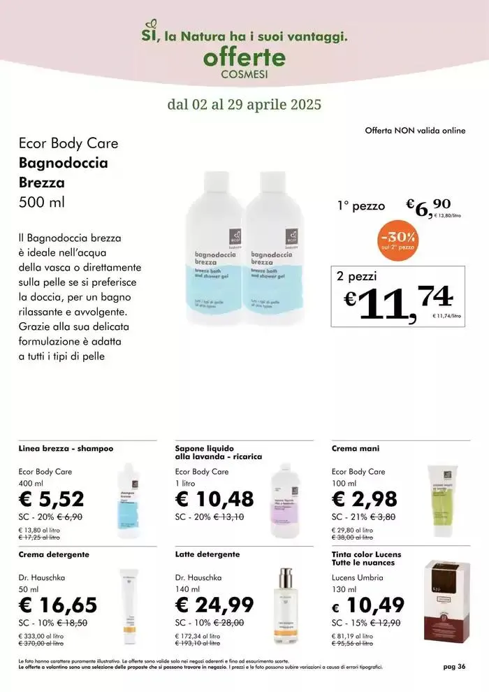 Offerte Aprile 2025 da 1 aprile a 30 aprile di 2025 - Pagina del volantino 36