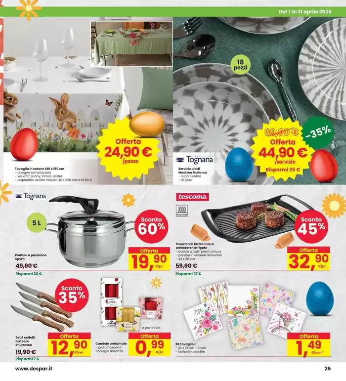 Buona Pasqua da 7 aprile a 21 aprile di 2025 - Pagina del volantino 25