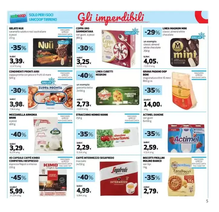 5€ di buono su 15€ di spesa da 22 maggio a 4 giugno di 2025 - Pagina del volantino 5