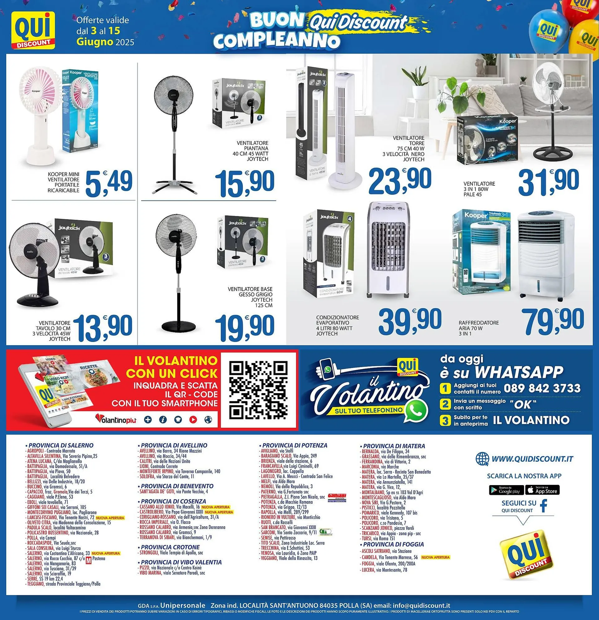 Volantino Qui Discount da 3 giugno a 15 giugno di 2025 - Pagina del volantino 12