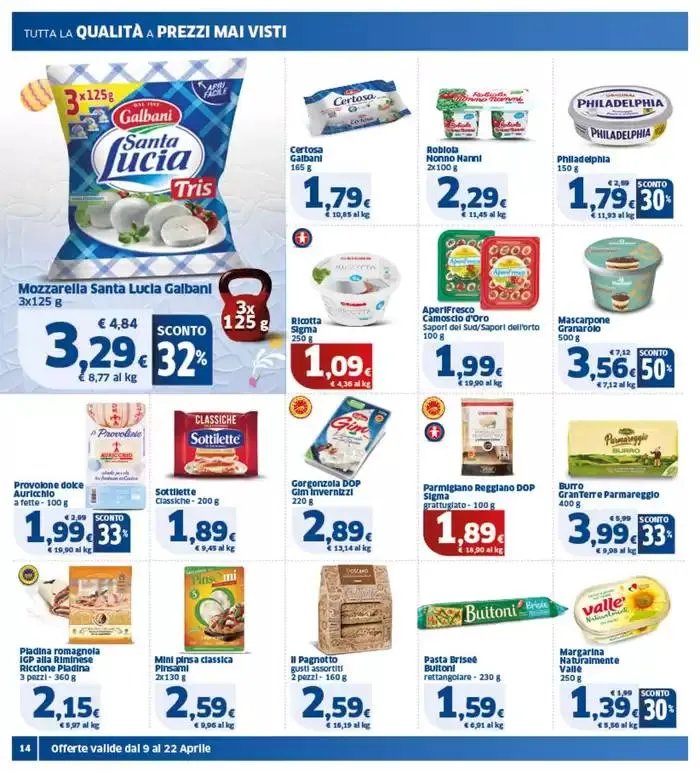 Buona Pasqua da 9 aprile a 22 aprile di 2025 - Pagina del volantino 14