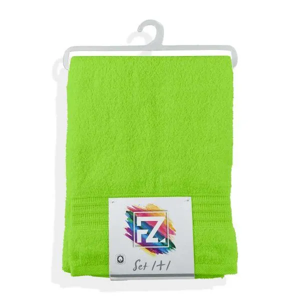FZ SET ASCIUGAMANI 1+1 VERDE MELA