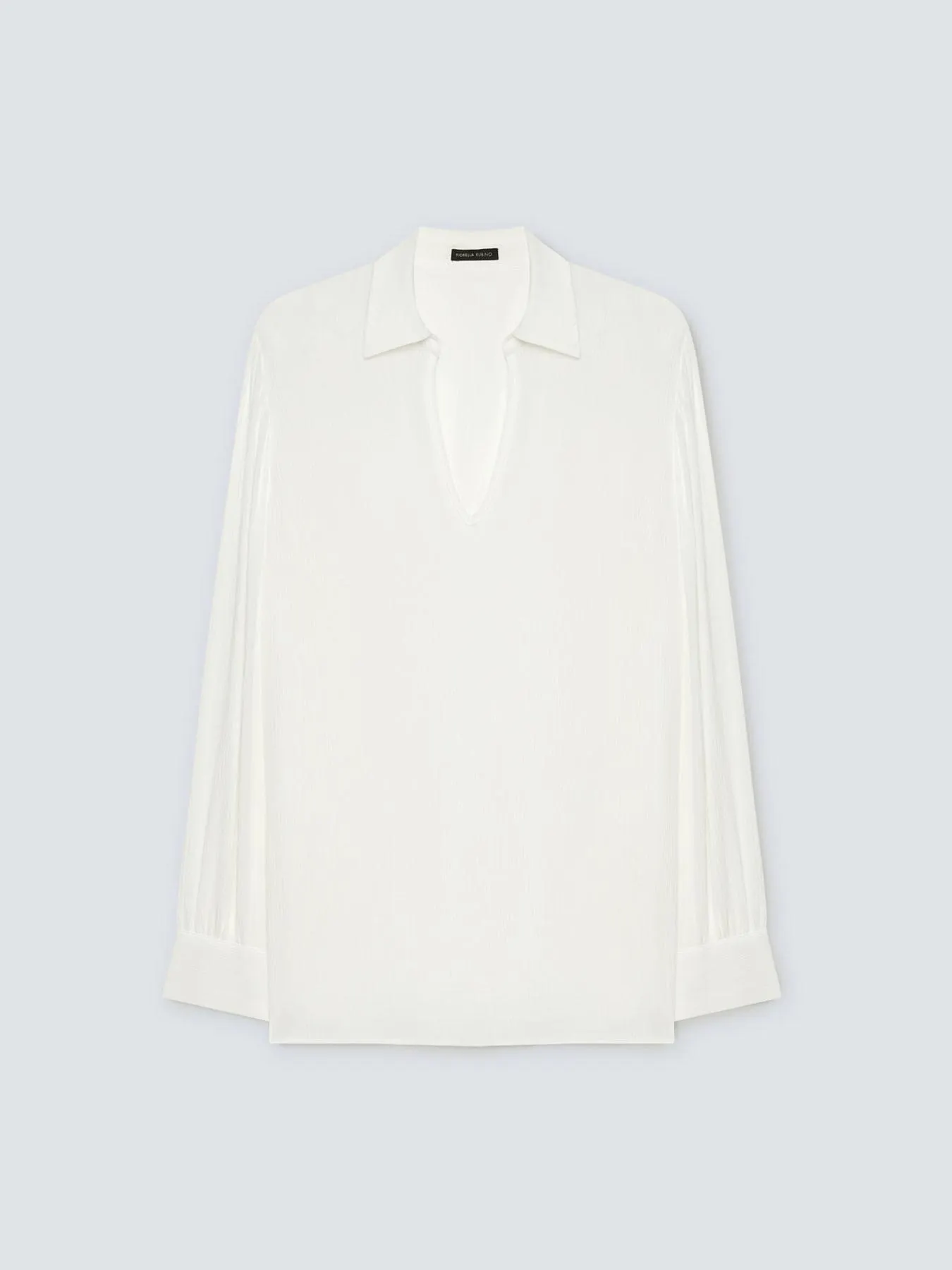 Blusa in creponne di viscosa ECOVERO™