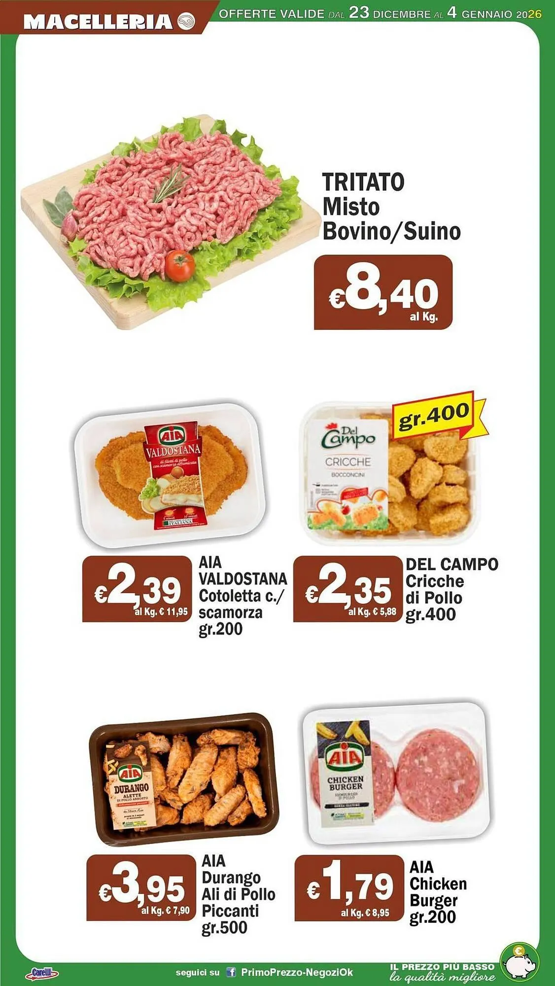 Volantino Primo Prezzo da 23 dicembre a 4 gennaio di 2026 - Pagina del volantino 23