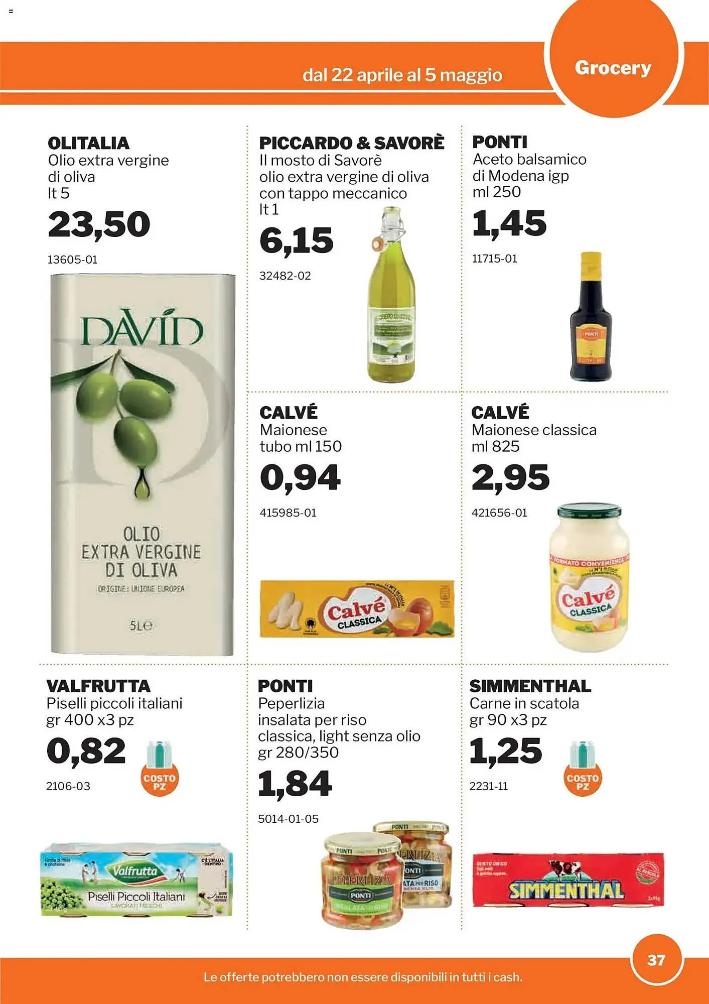 Volantino GrosMarket da 22 aprile a 5 maggio di 2026 - Pagina del volantino 37