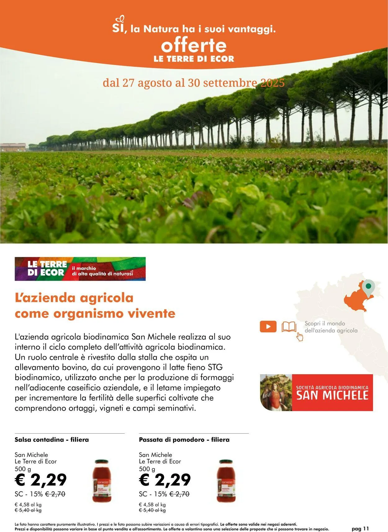 Natura Sì Volantino attuale da 28 agosto a 11 settembre di 2025 - Pagina del volantino 11