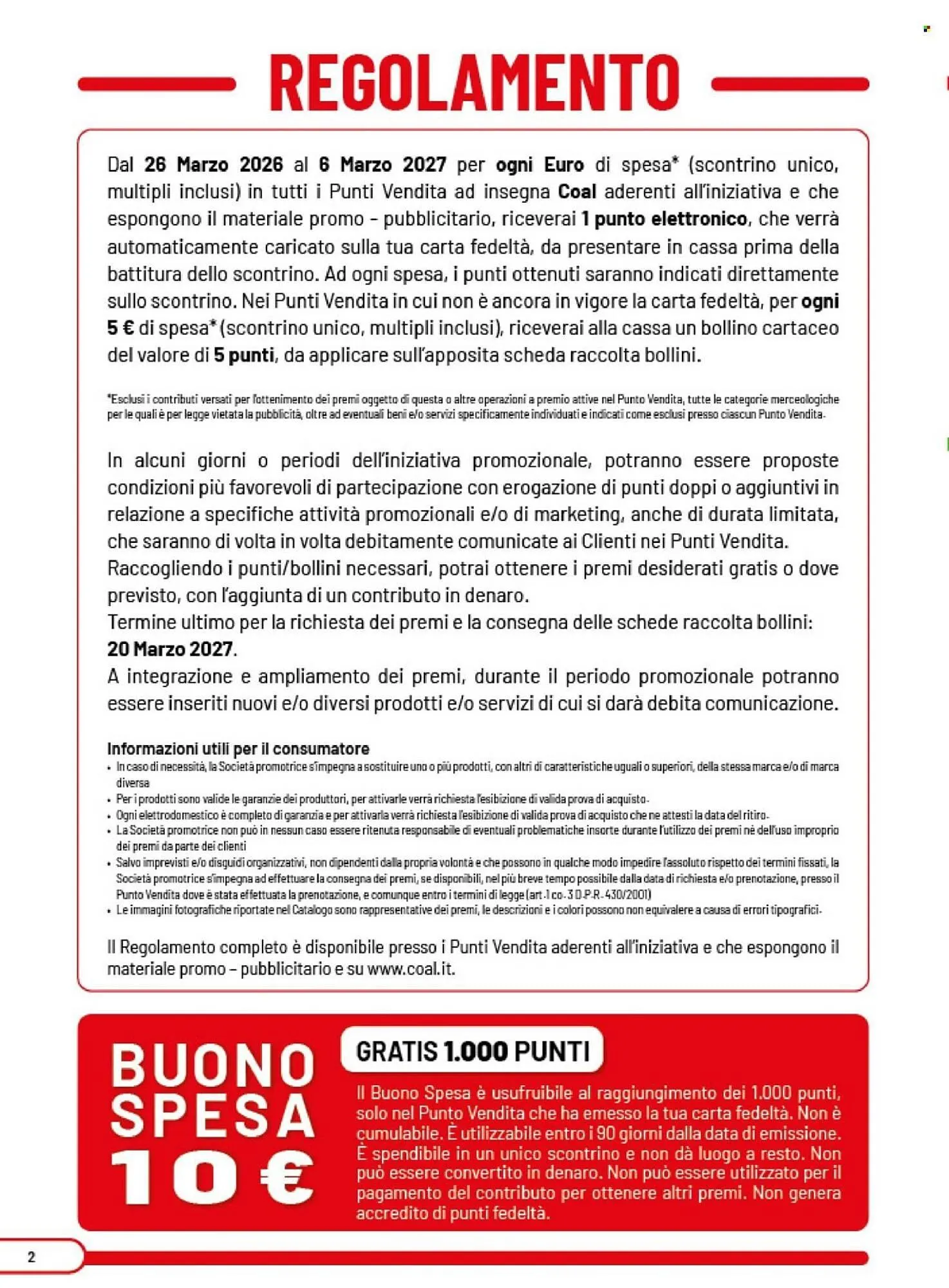Volantino Coal da 24 marzo a 20 marzo di 2027 - Pagina del volantino 2
