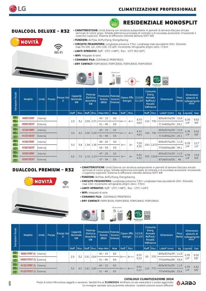 Catalogo climatizzazione 2024 da 17 maggio a 31 dicembre di 2024 - Pagina del volantino 6