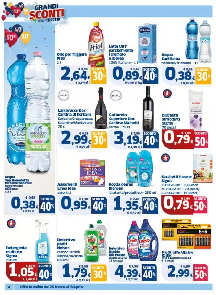 Grandi sconti da 26 marzo a 8 aprile di 2025 - Pagina del volantino 4