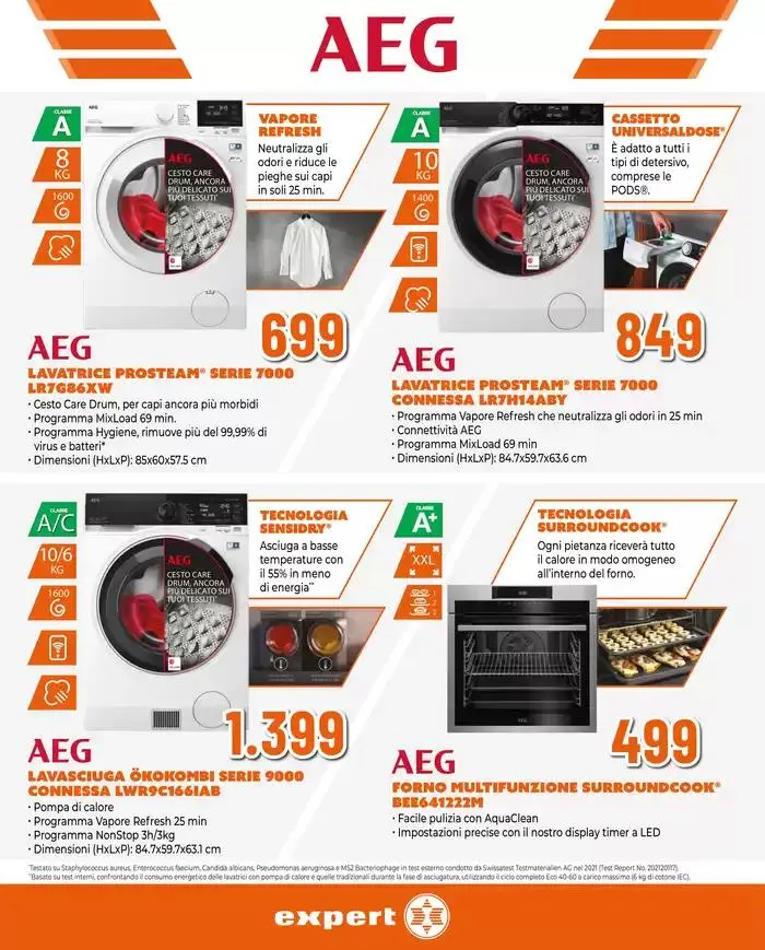 Speciale Grandi Elettrodomestici da Expert! da 27 marzo a 9 aprile di 2025 - Pagina del volantino 8