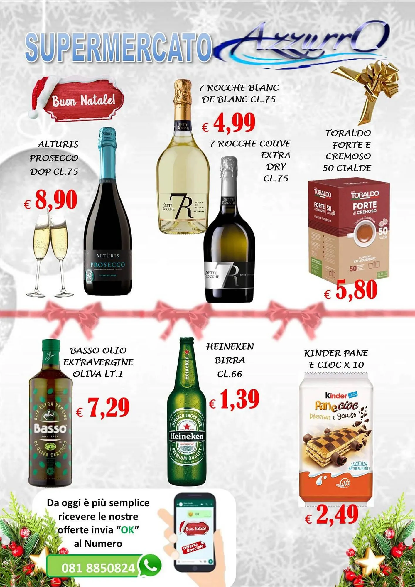 Volantino Supermercato Azzurro - 1