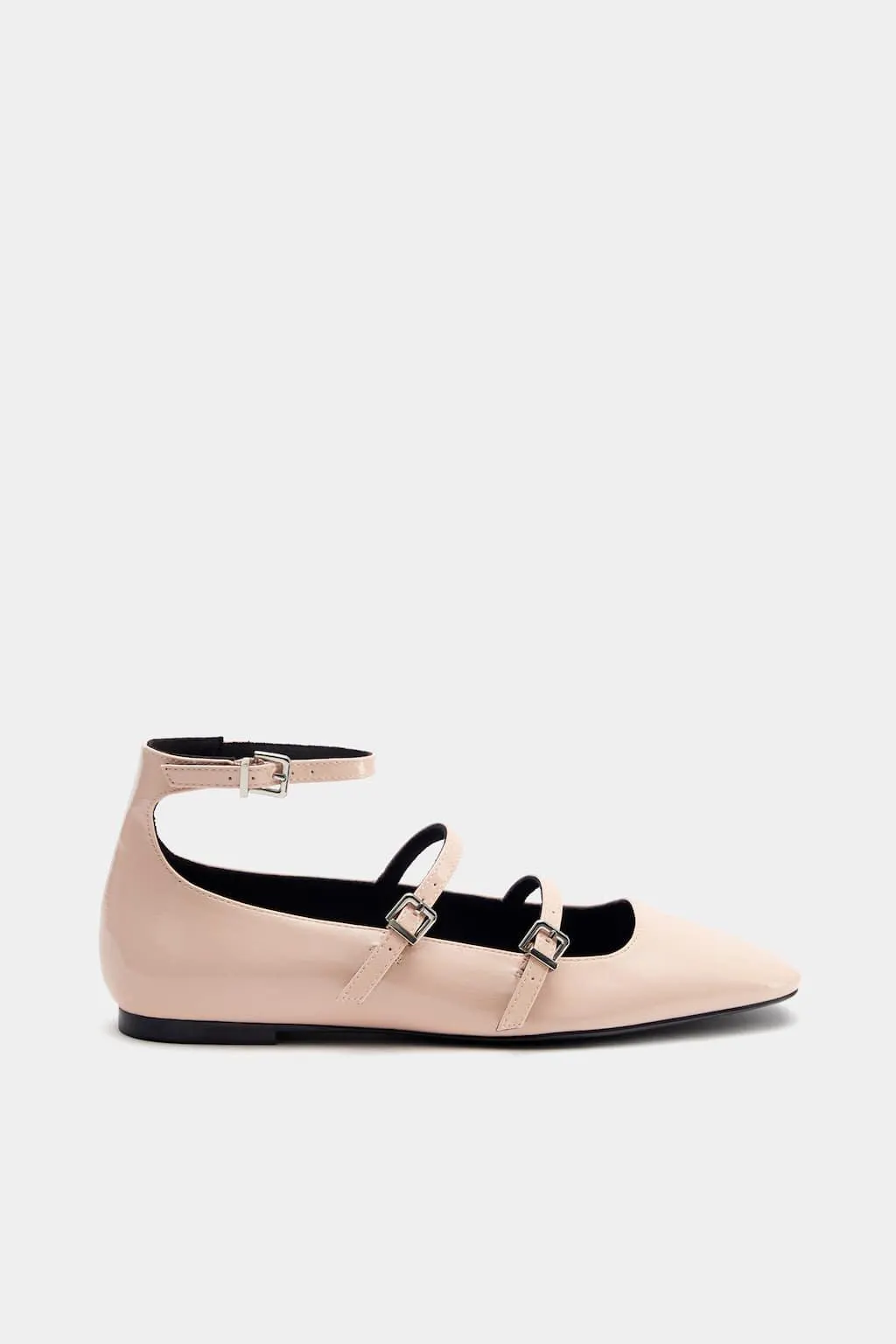 BALLERINE MULTIFASCETTE CON FIBBIA