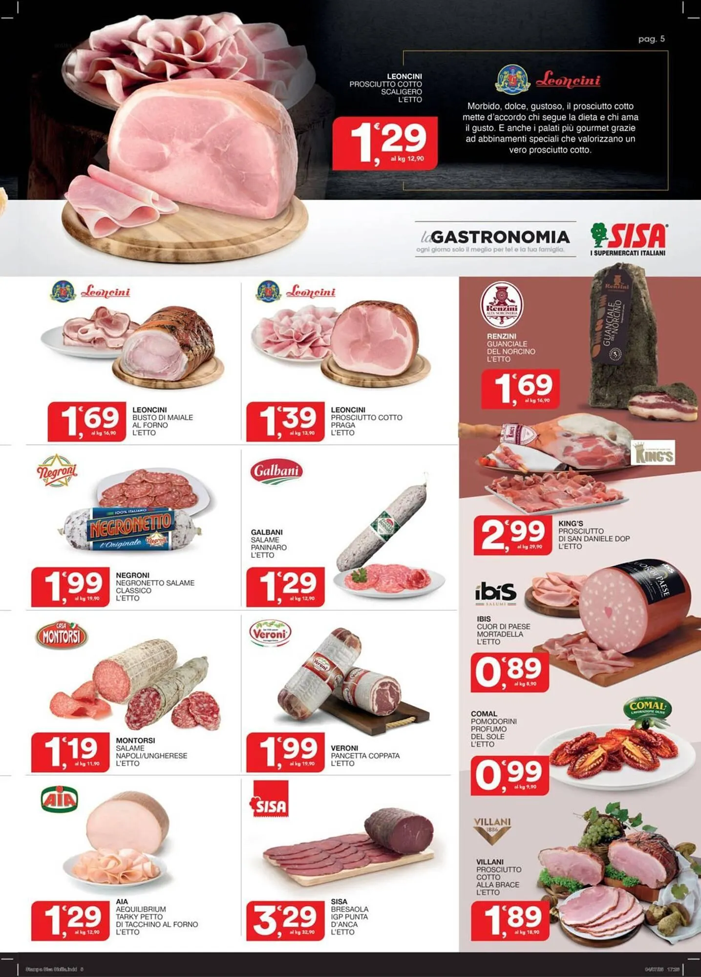 Volantino Sisa da 17 luglio a 30 luglio di 2025 - Pagina del volantino 5