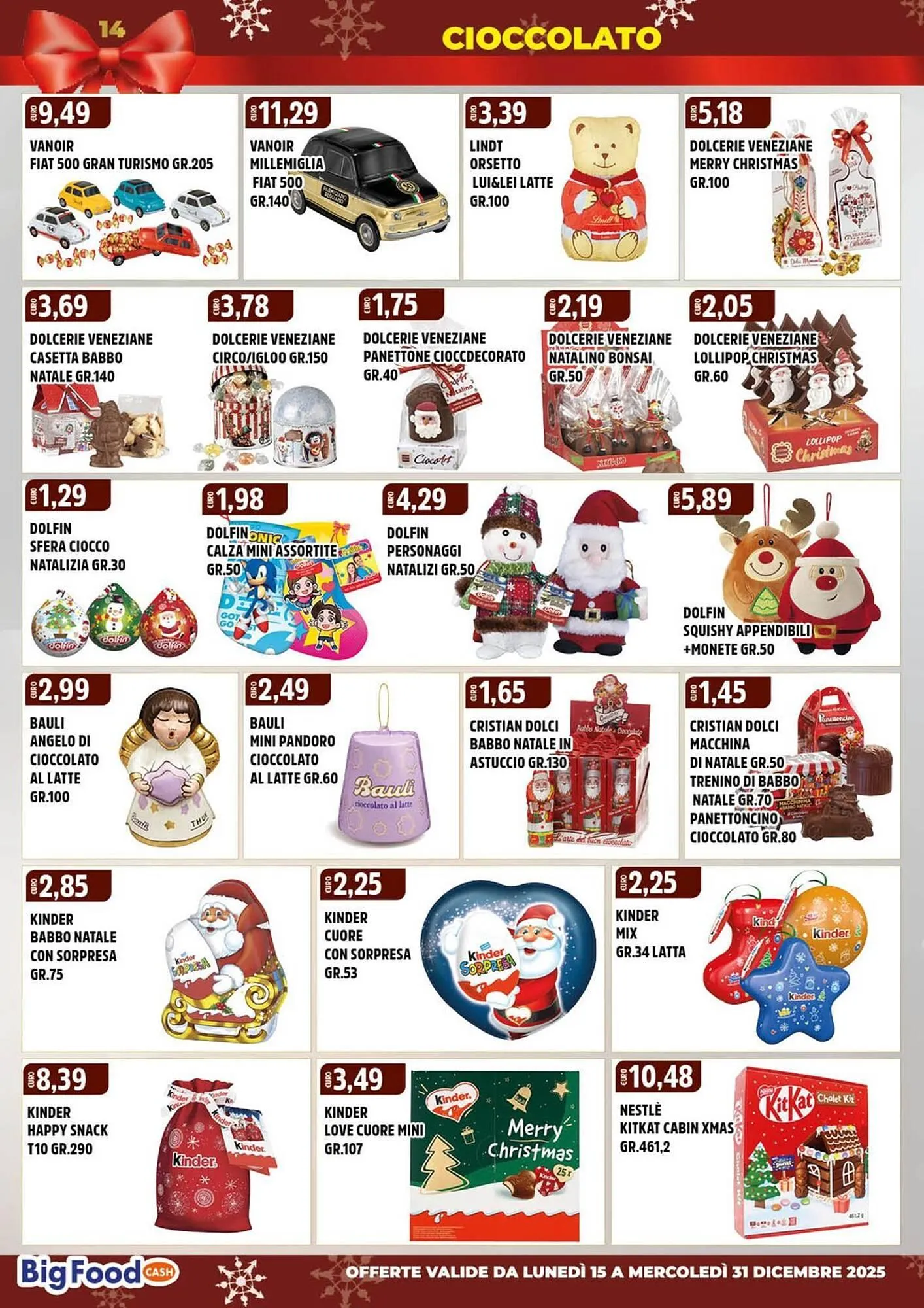 Volantino Big Food da 15 dicembre a 31 dicembre di 2025 - Pagina del volantino 14