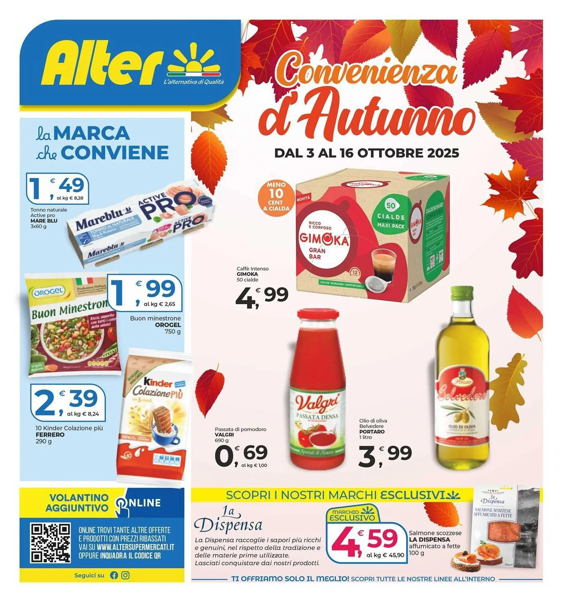 Volantino Alter Discount da 3 ottobre a 16 ottobre di 2025 - Pagina del volantino 1
