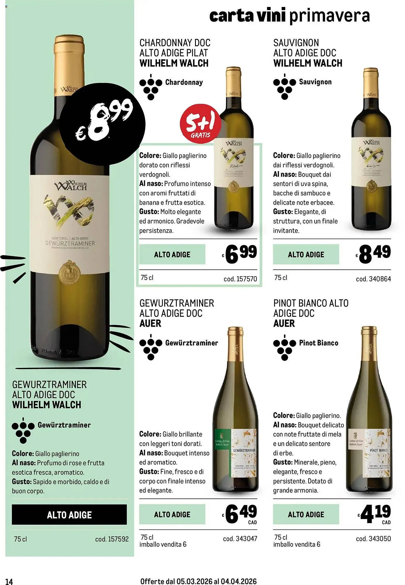 Volantino Metro da 5 marzo a 4 aprile di 2026 - Pagina del volantino 14