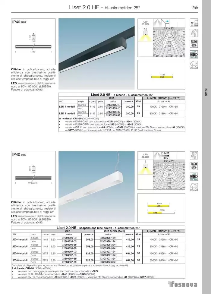Fosnova LED 24/25 da 16 gennaio a 31 ottobre di 2025 - Pagina del volantino 257