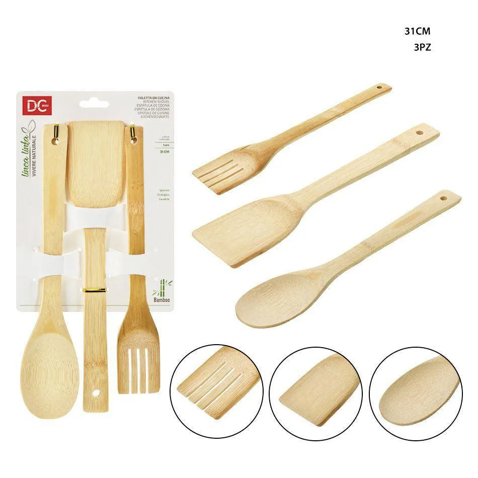 Dc - Bamboo Ladles 3Pcs.