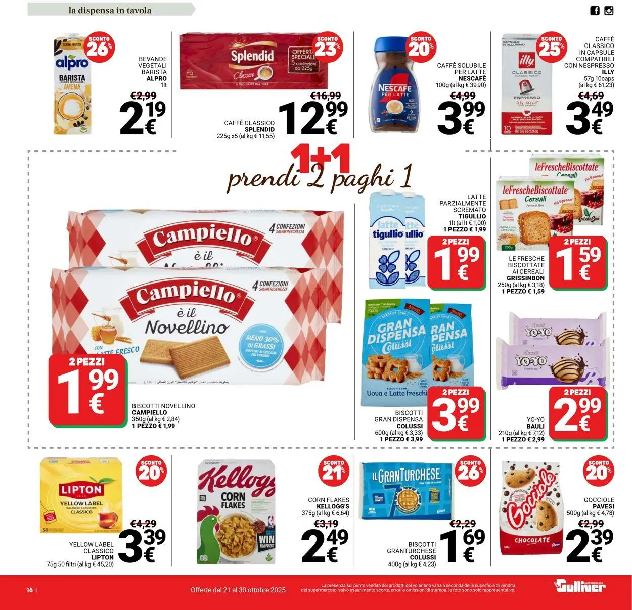 Gulliver Volantino attuale da 21 ottobre a 30 ottobre di 2025 - Pagina del volantino 16