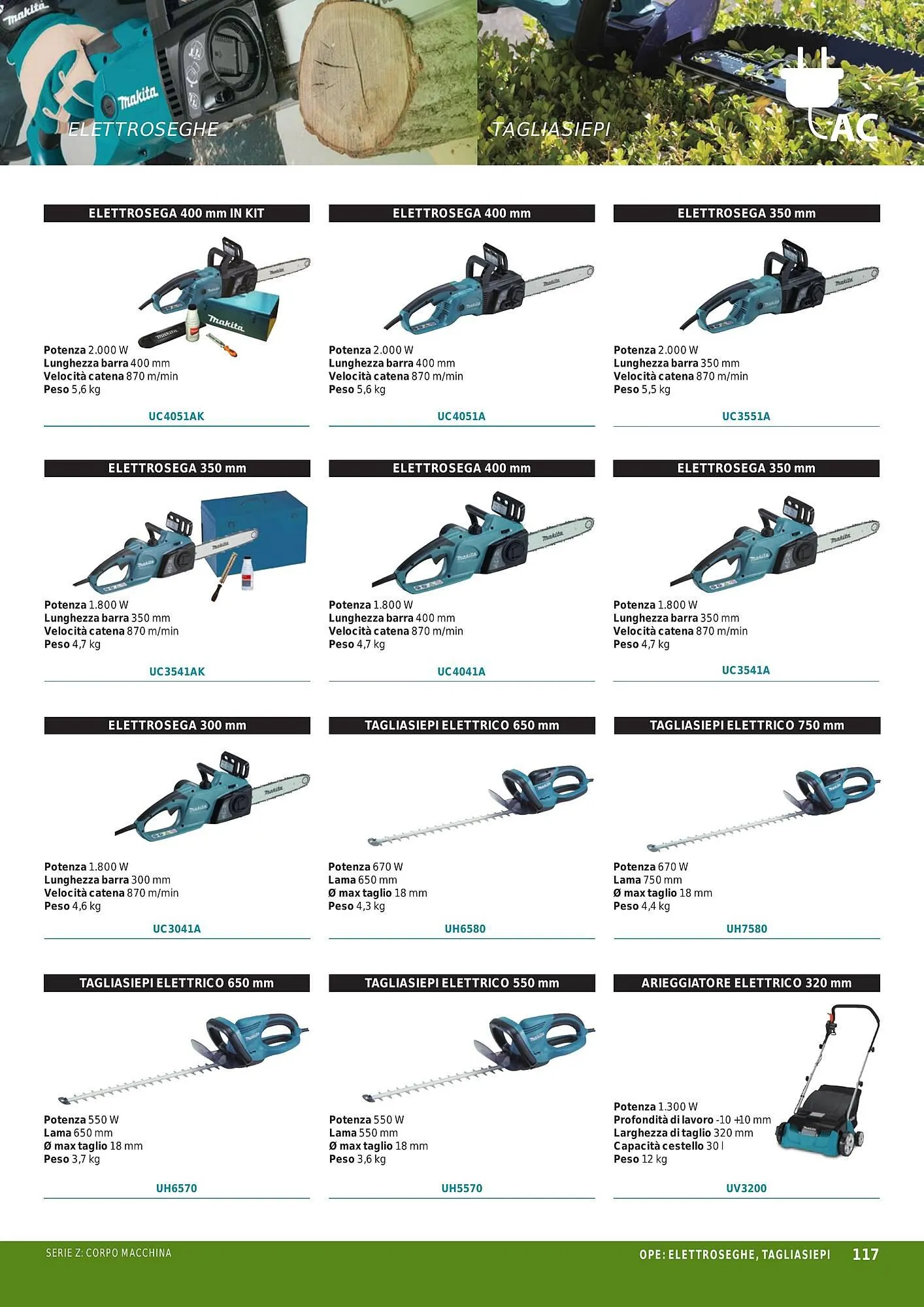 Volantino Makita da 1 ottobre a 31 marzo di 2024 - Pagina del volantino 119