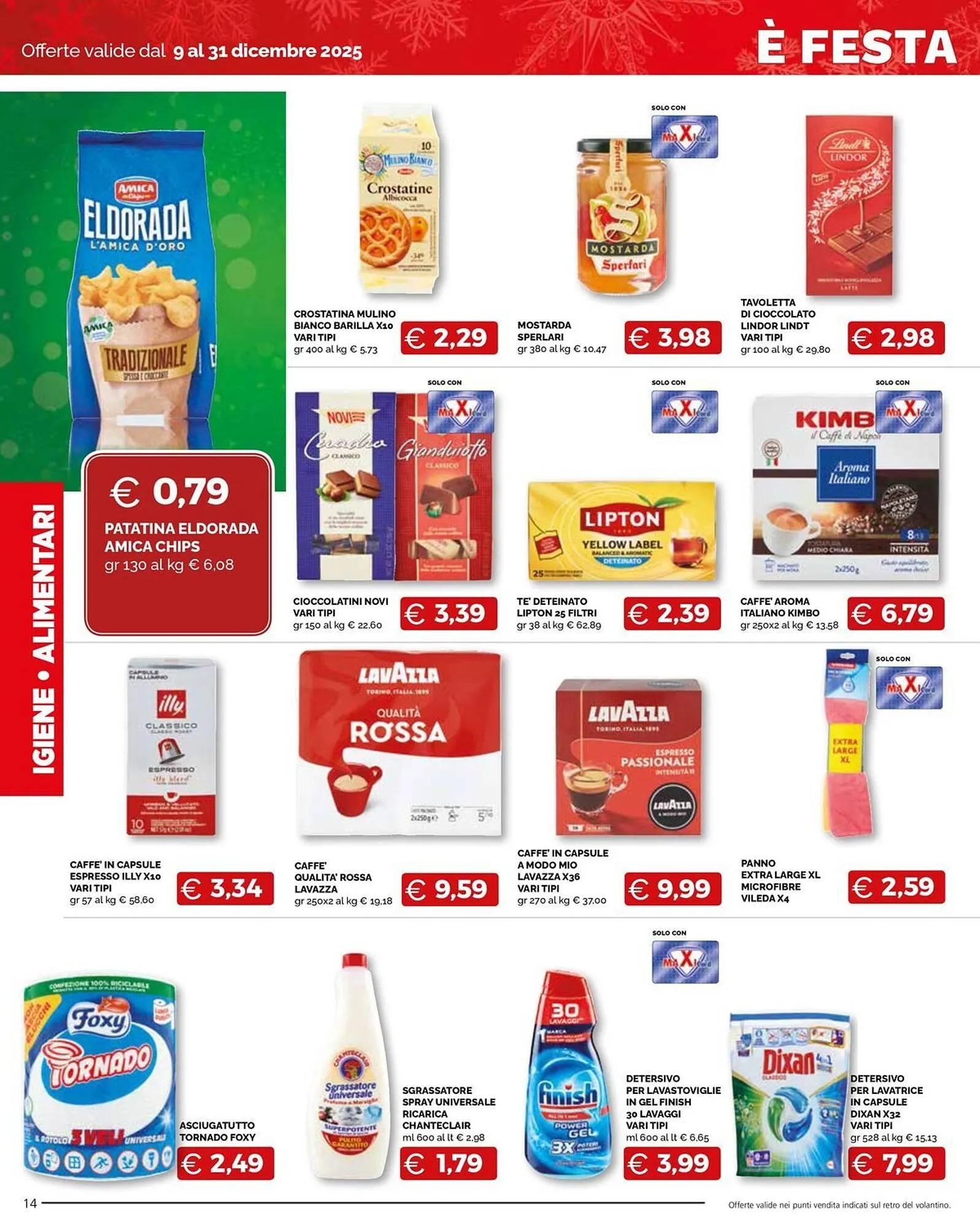 Volantino Maxisconto da 9 dicembre a 31 dicembre di 2025 - Pagina del volantino 14