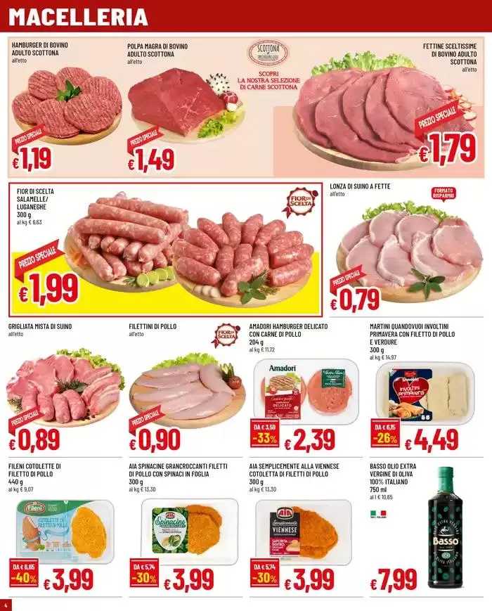 GRANDI MARCHE A PICCOLI PREZZI da 22 aprile a 7 maggio di 2025 - Pagina del volantino 4