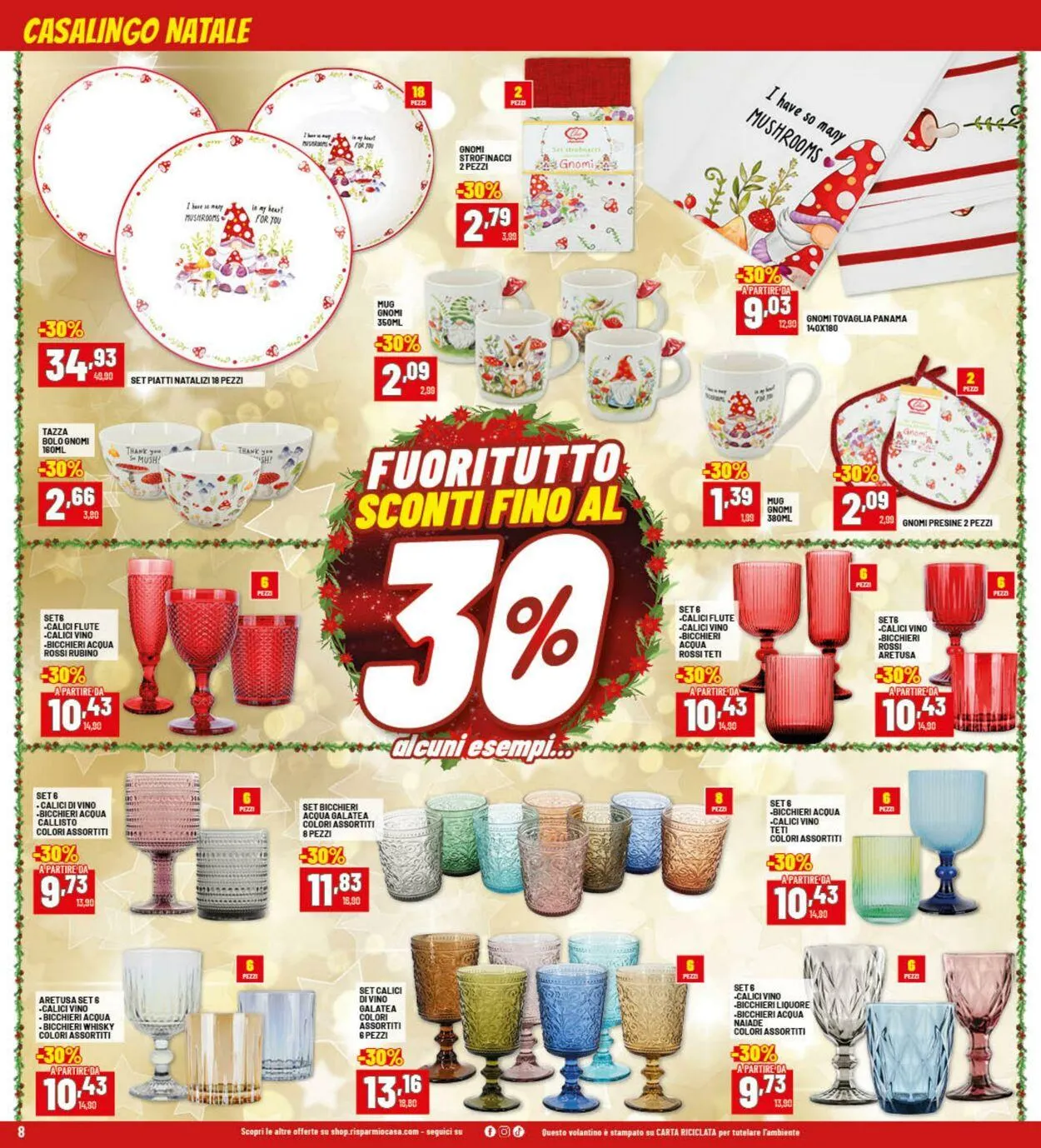 Risparmio Casa Volantino attuale da 22 dicembre a 4 gennaio di 2026 - Pagina del volantino 8