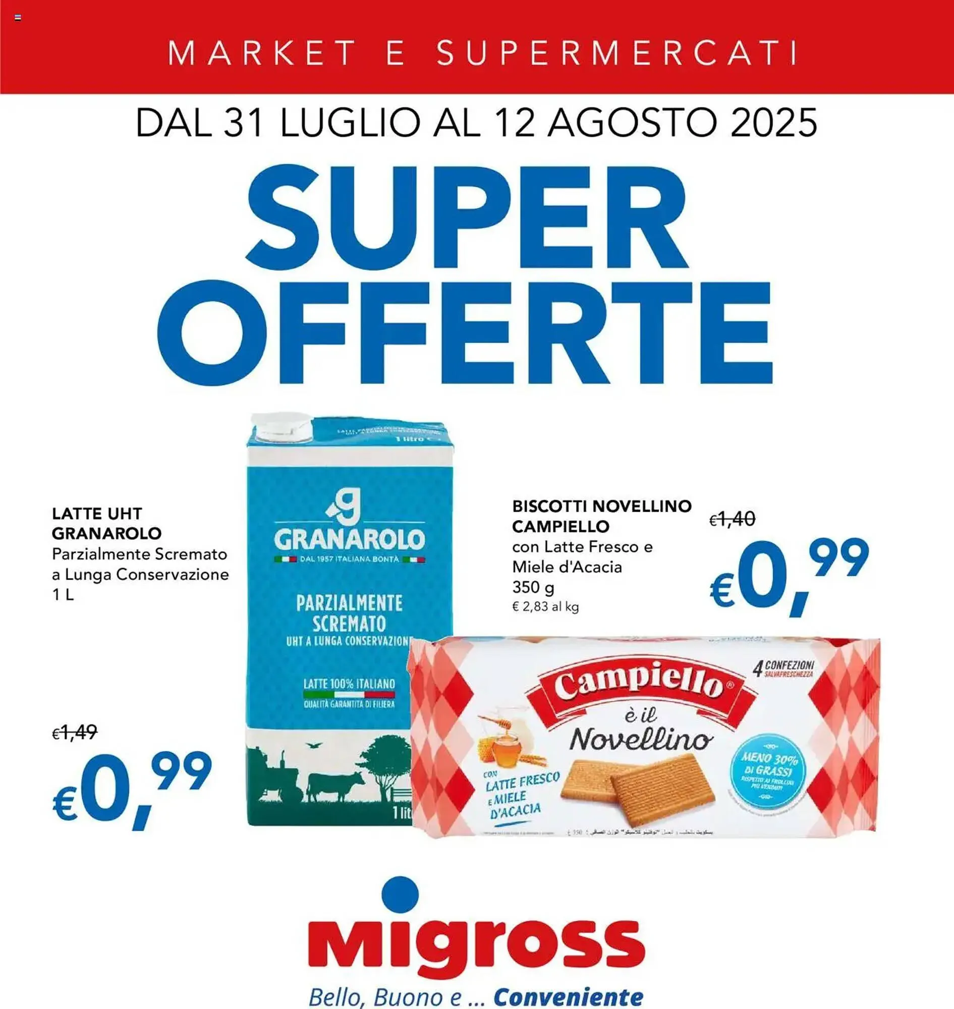 Volantino Migross Supermercati e Market - 1