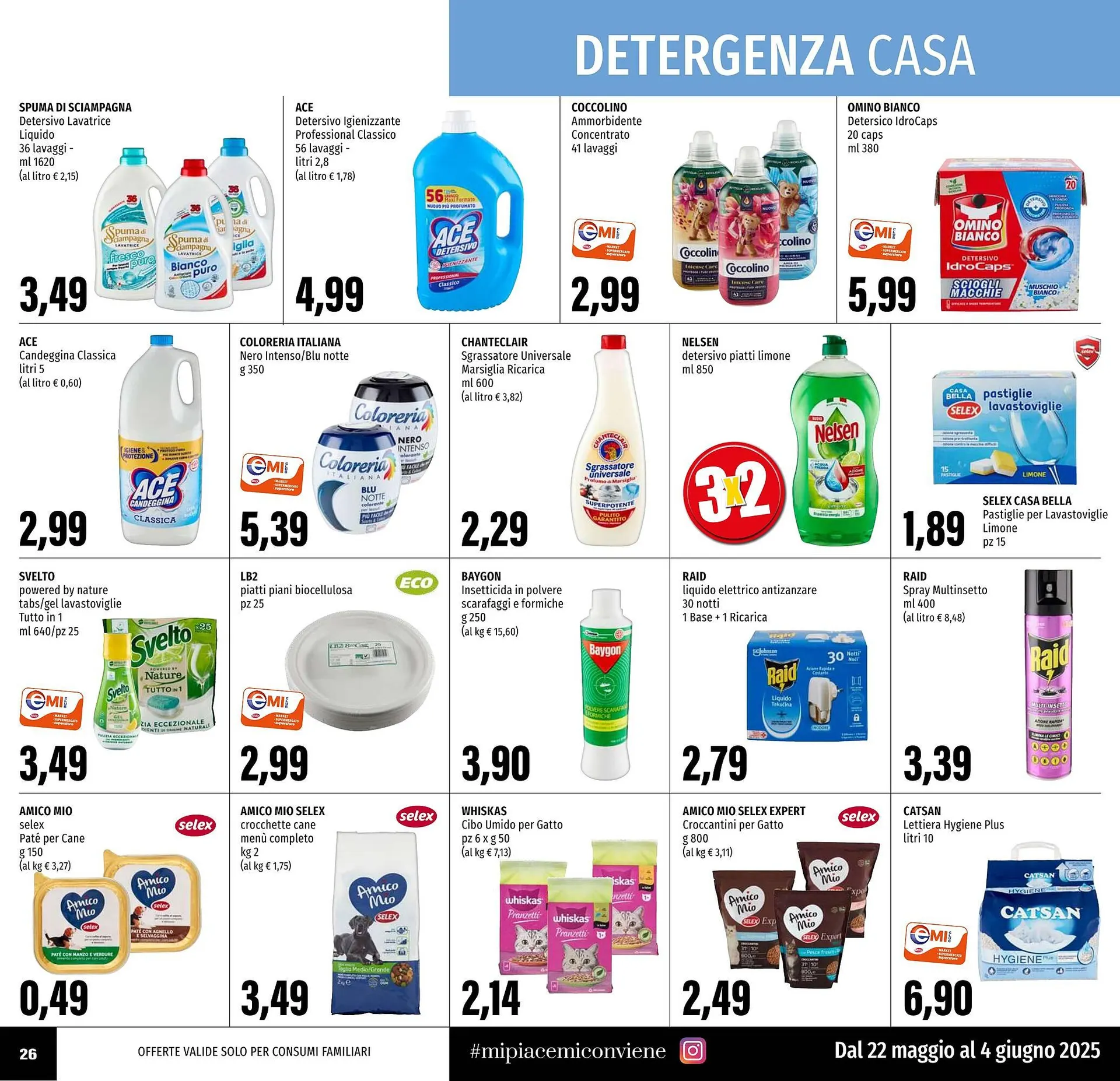 Volantino Emi Supermercati da 22 maggio a 4 giugno di 2025 - Pagina del volantino 26