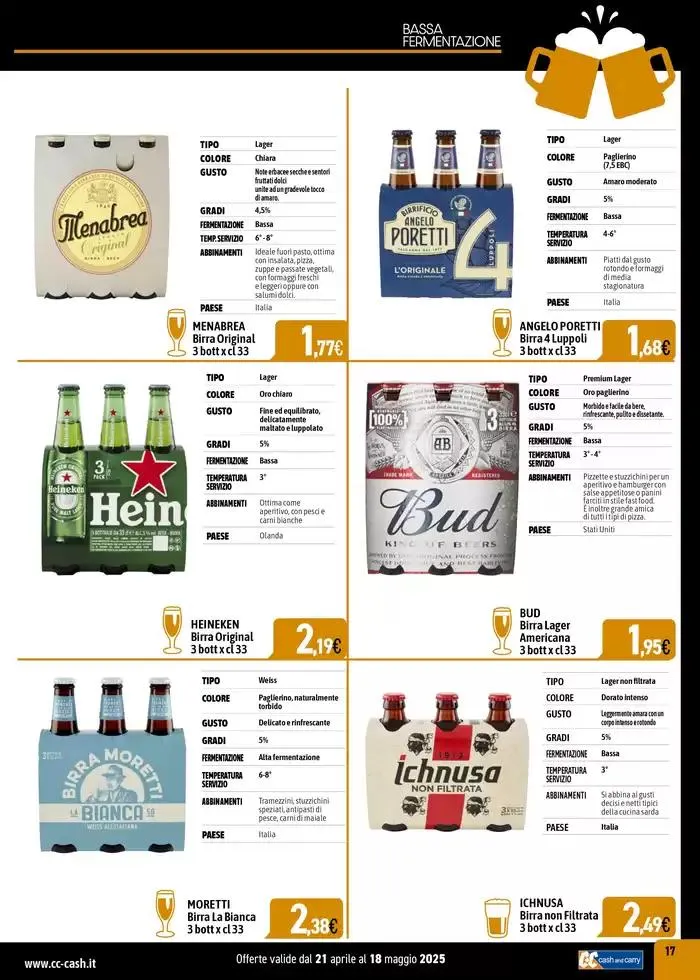 Carta birre 2025 da 22 aprile a 18 maggio di 2025 - Pagina del volantino 17