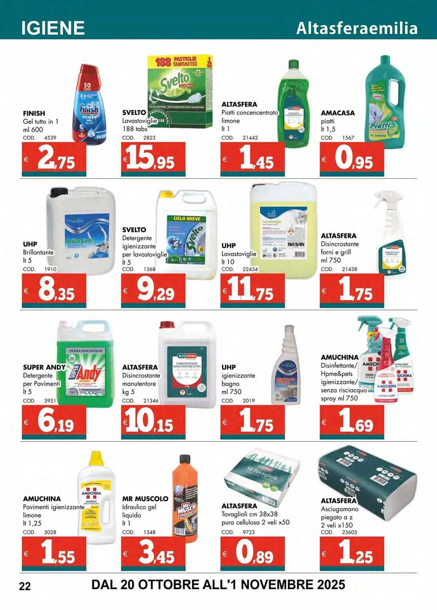 Volantino Altasfera da 20 ottobre a 1 novembre di 2025 - Pagina del volantino 22