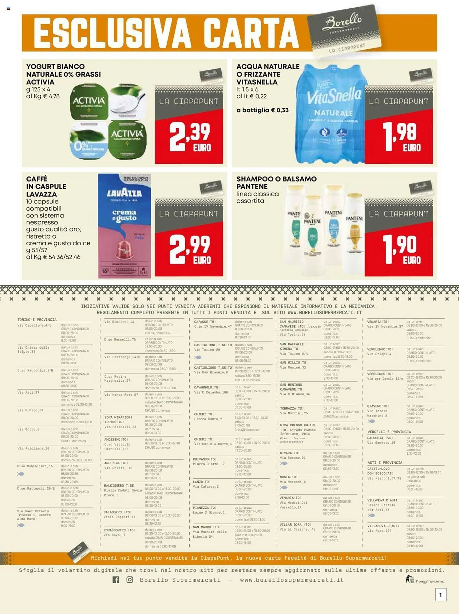 Volantino Borello Supermercati da 22 agosto a 4 settembre di 2024 - Pagina del volantino 12