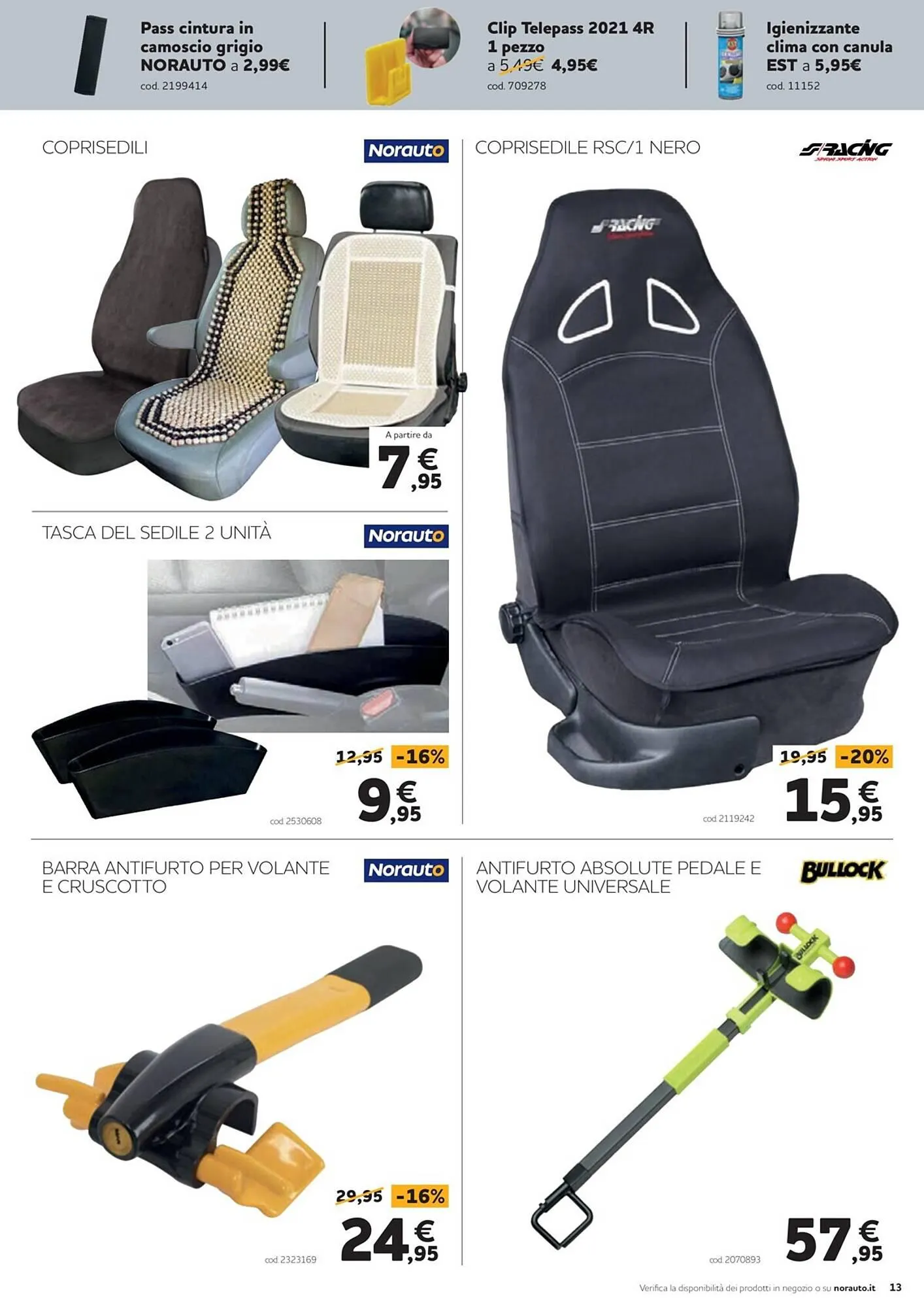 Volantino Norauto da 27 luglio a 30 agosto di 2023 - Pagina del volantino 13