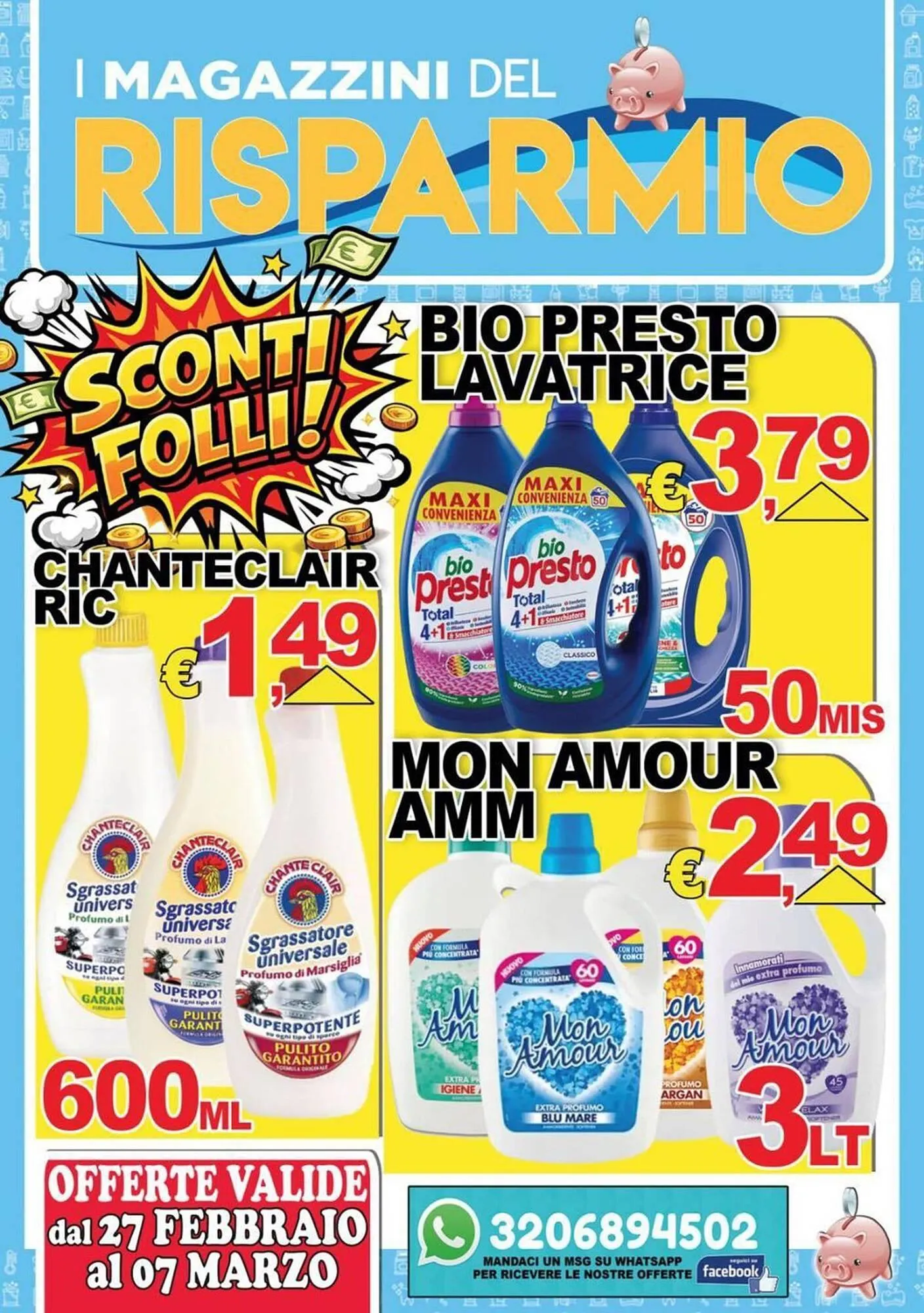 Volantino Magazzini del Risparmio da 27 febbraio a 7 marzo di 2026 - Pagina del volantino 1