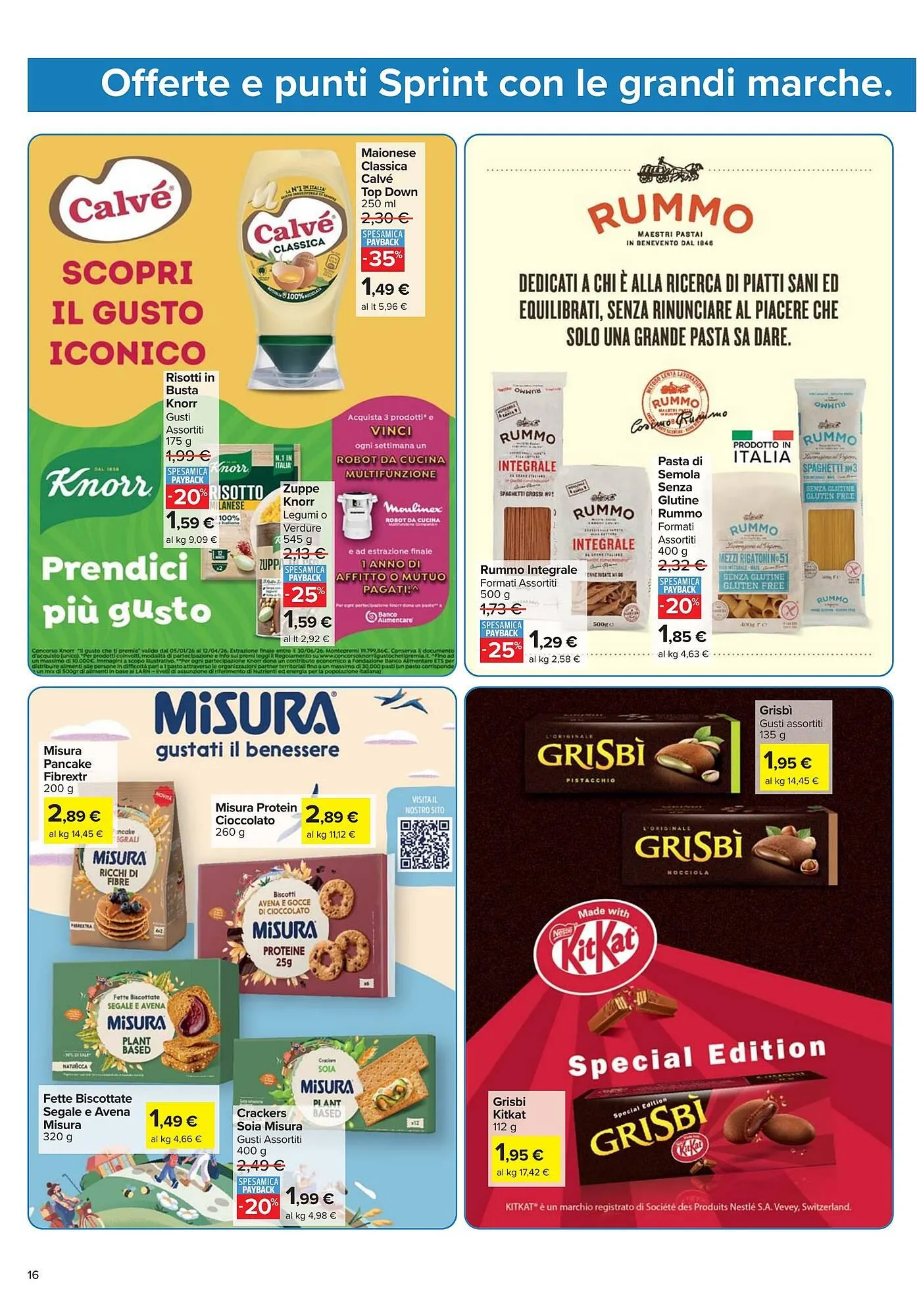 Volantino Carrefour Market da 13 marzo a 23 marzo di 2026 - Pagina del volantino 16