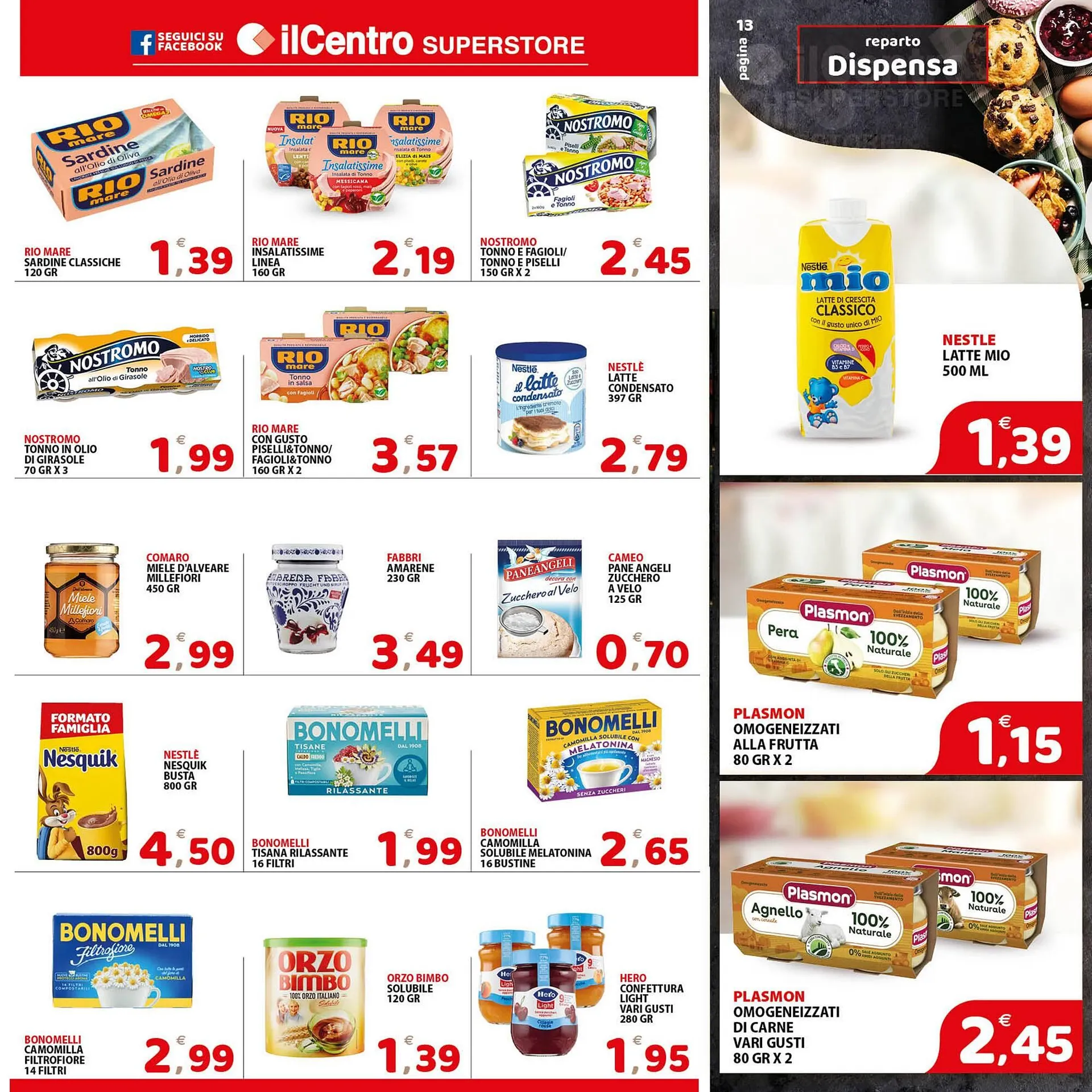 Volantino Il Centro Superstore da 6 agosto a 19 agosto di 2025 - Pagina del volantino 13