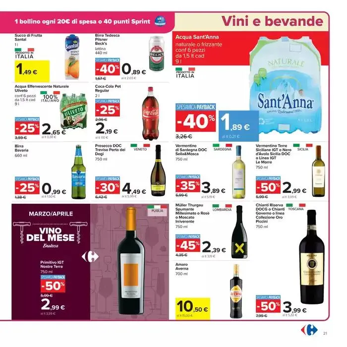 Sconti 30%40%50% da 25 marzo a 7 aprile di 2025 - Pagina del volantino 21