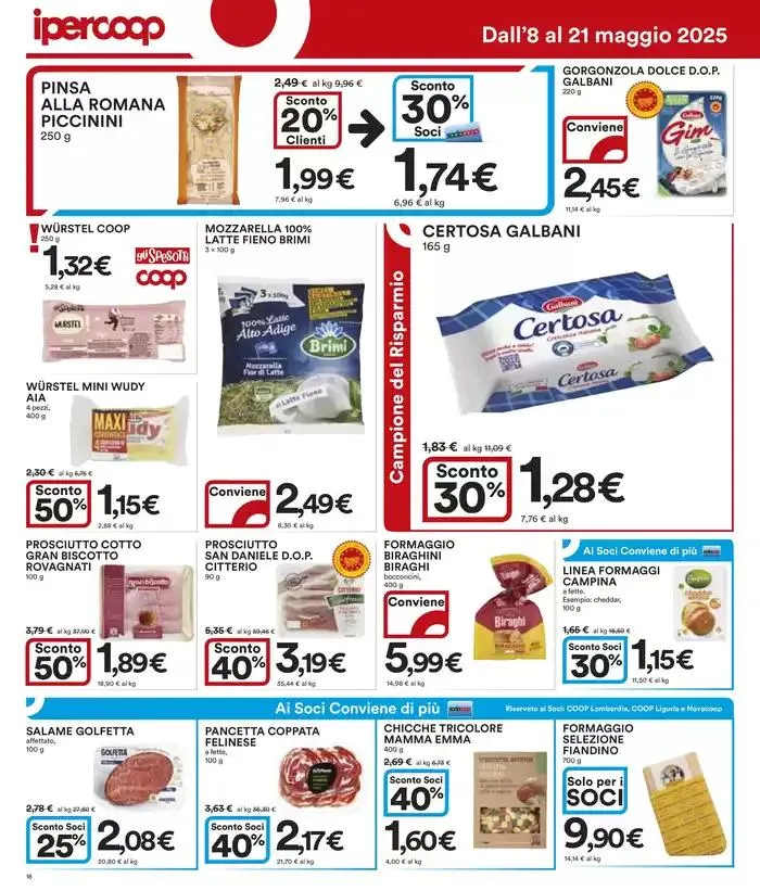 Grandi marche 30% 40% 50% da 8 maggio a 21 maggio di 2025 - Pagina del volantino 18