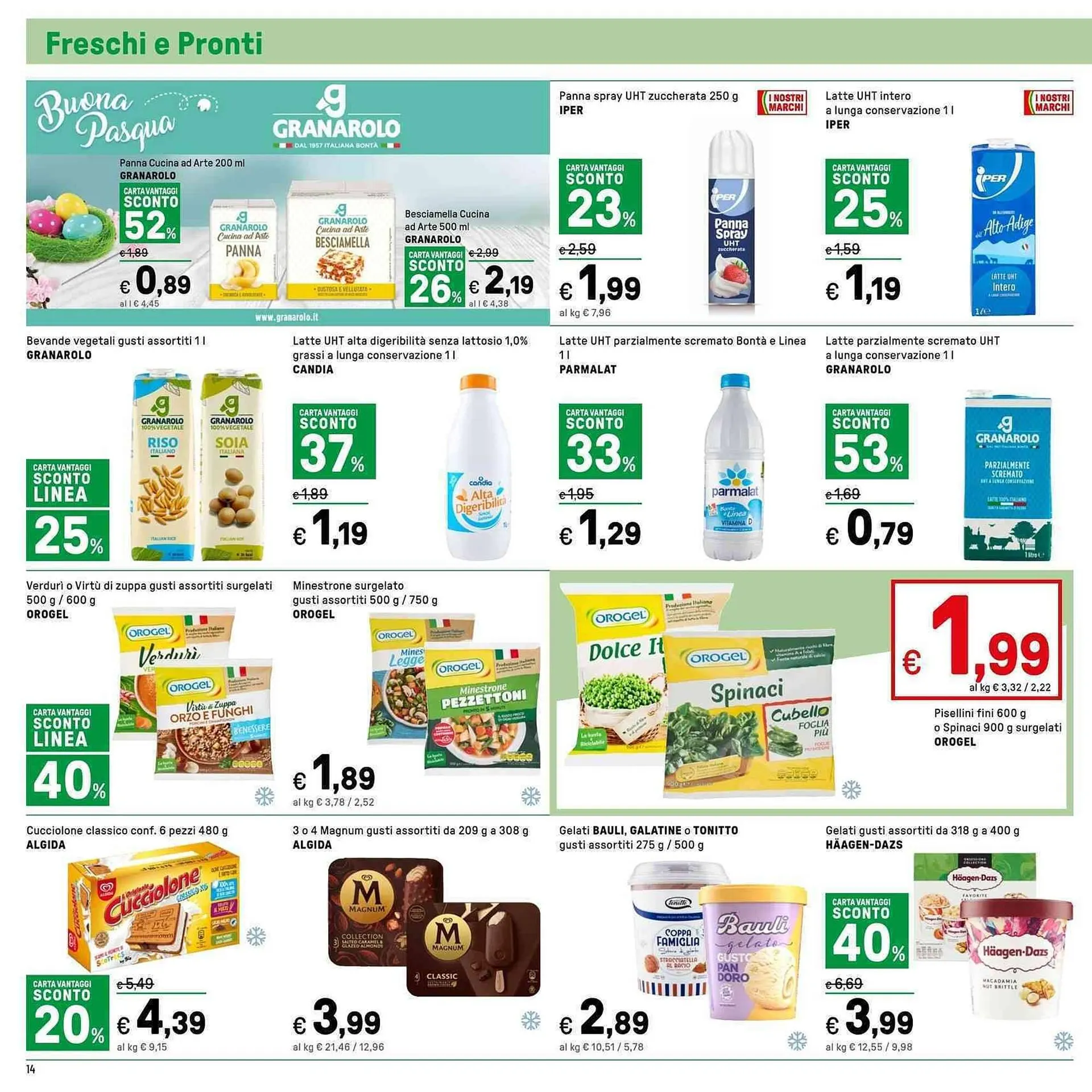Volantino Iper La Grande da 19 marzo a 29 marzo di 2026 - Pagina del volantino 14