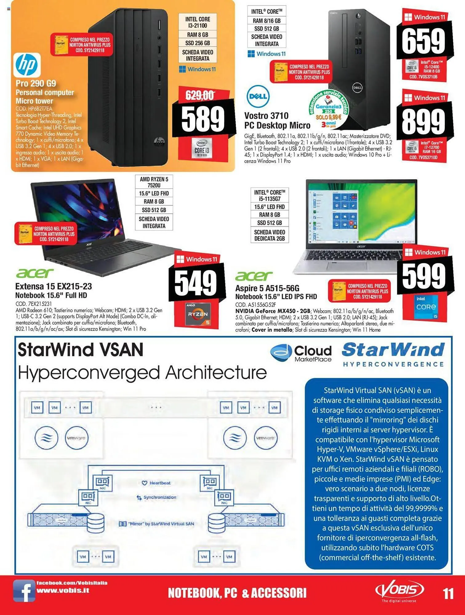 Volantino Vobis da 25 luglio a 11 settembre di 2023 - Pagina del volantino 11