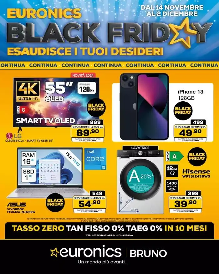 Black Friday: esaudisci i tuoi desideri! da 14 novembre a 2 dicembre di 2024 - Pagina del volantino 1