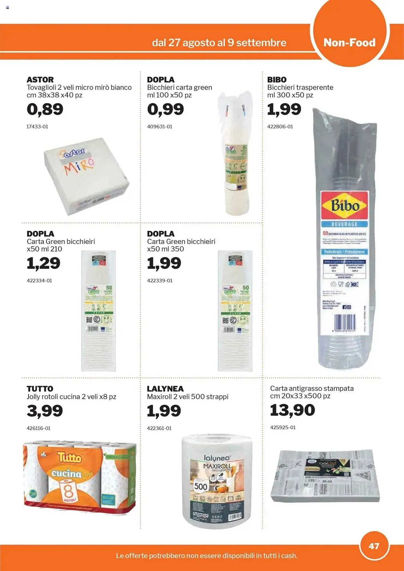 Volantino GrosMarket da 27 agosto a 9 settembre di 2025 - Pagina del volantino 47