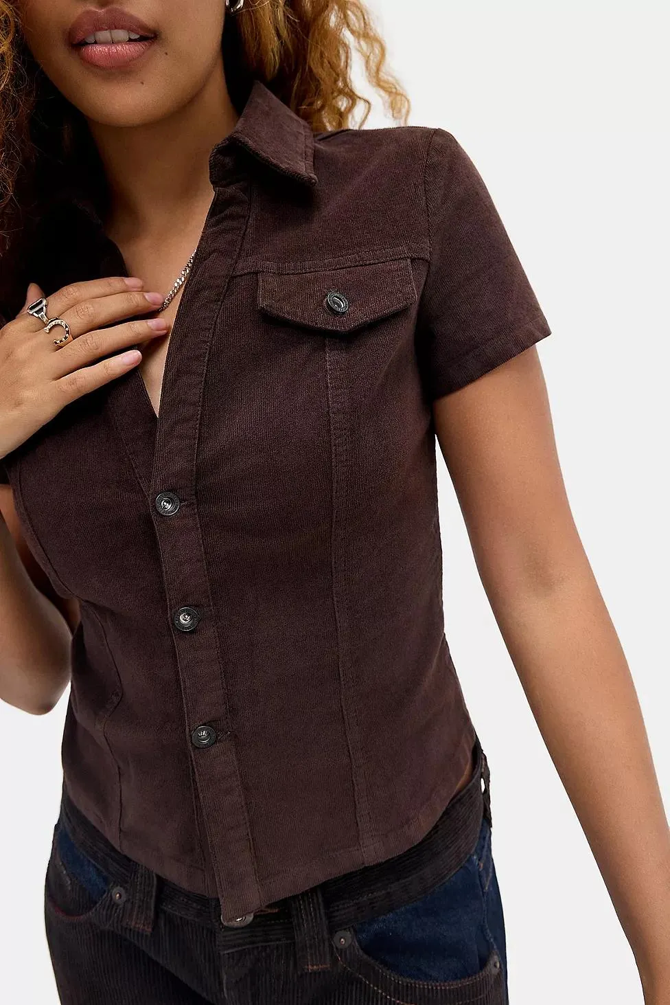 Camicia di Velluto a Coste BDG Polly