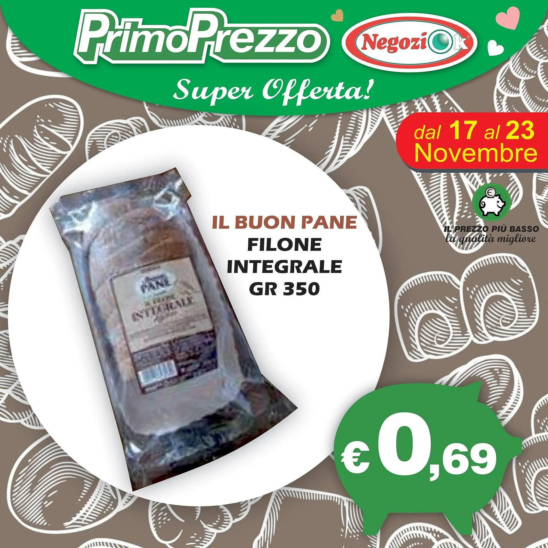 Volantino Primo Prezzo da 17 novembre a 23 novembre di 2025 - Pagina del volantino 1