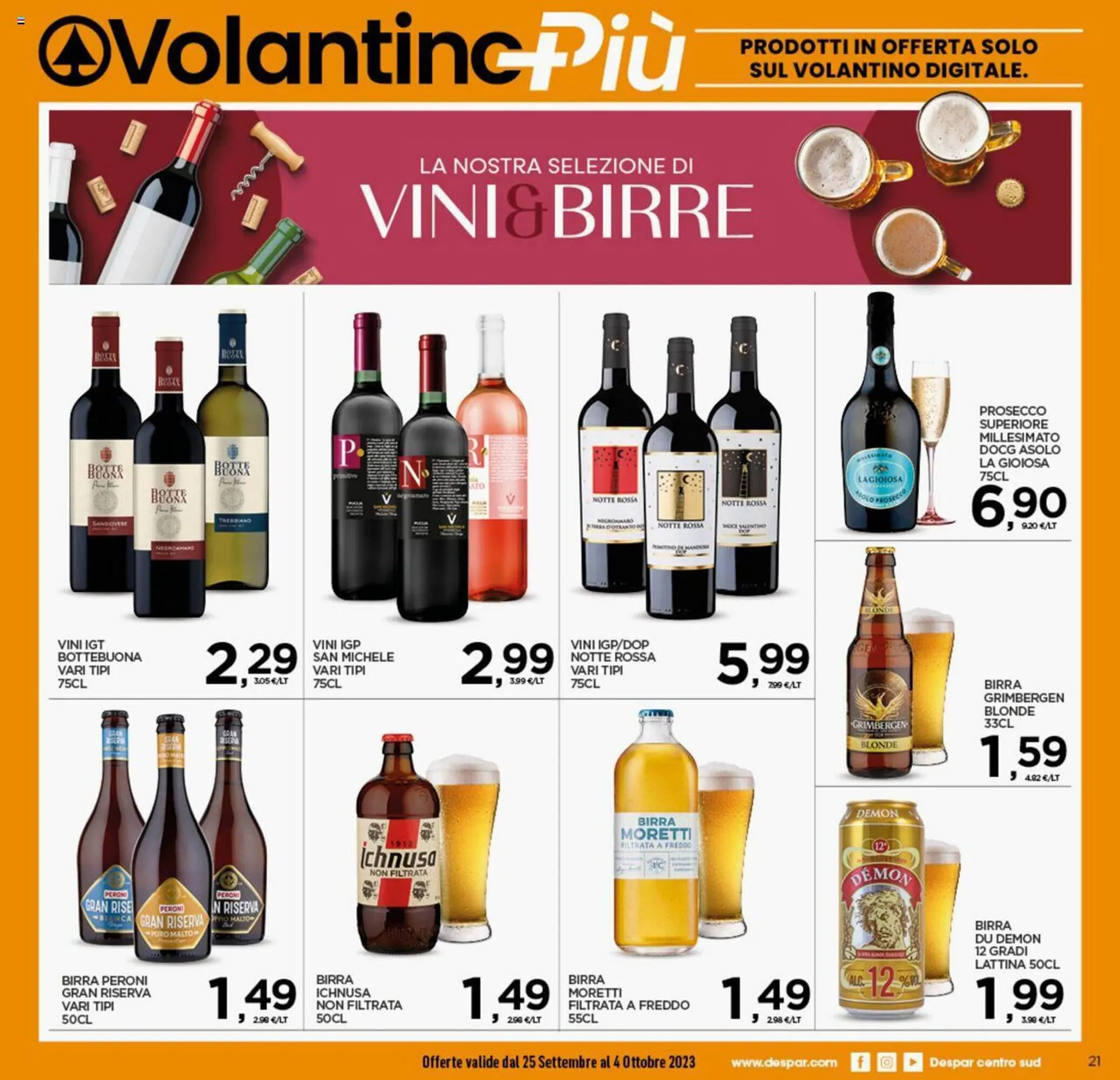 Volantino Interspar da 25 settembre a 4 ottobre di 2023 - Pagina del volantino 21