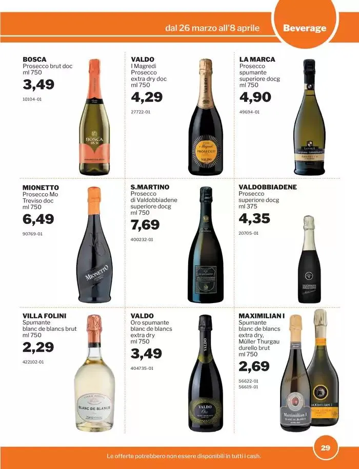 Food&Beverage da 26 marzo a 8 aprile di 2025 - Pagina del volantino 29