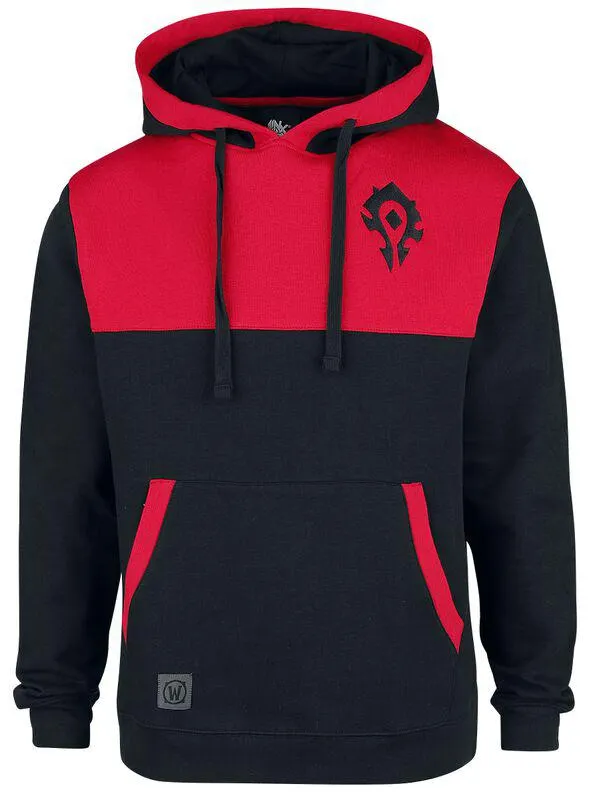 Horde | Felpa con cappuccio | nero/rosso | World Of Warcraft