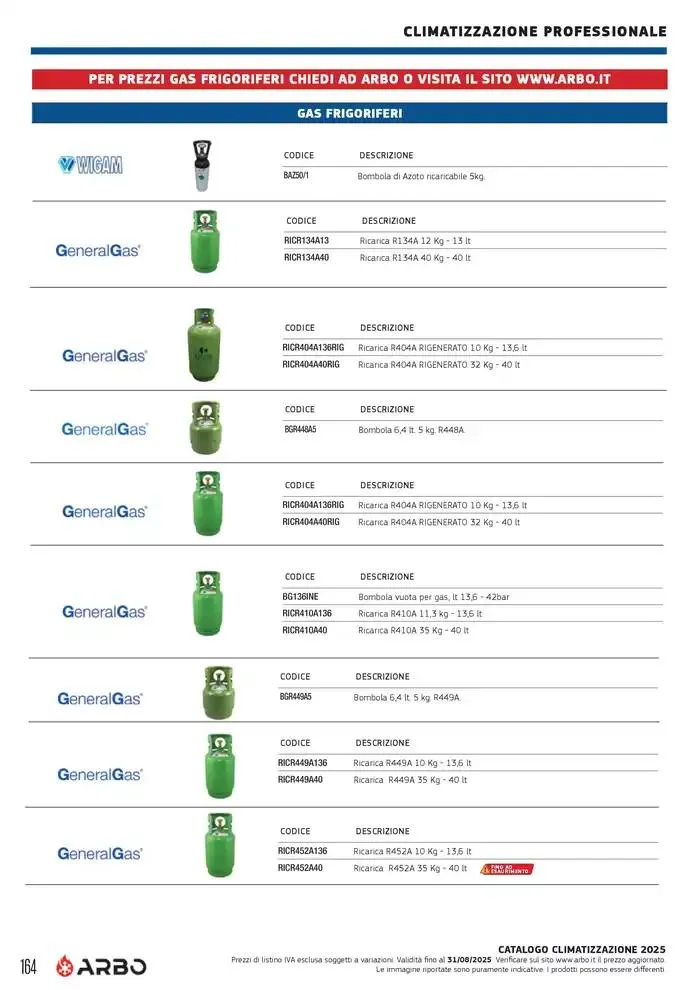 Catalogo Climatizzazione 2025 da 1 gennaio a 31 dicembre di 2025 - Pagina del volantino 154